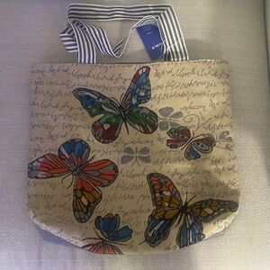 NWT/ HOLO Butterfly Tote Bag